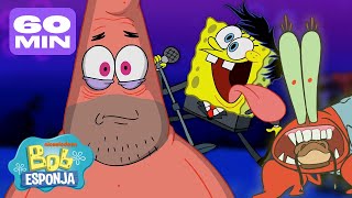 Bob Esponja  60 MINUTOS dos Momentos Mais Engraçados dos NOVOS Episódios de Bob Esponja 🤣 [upl. by Amirak372]