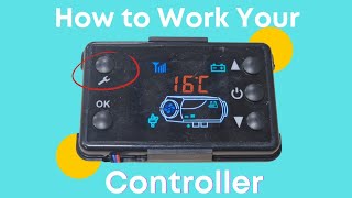 How to Use a Diesel Heater Controller  New Type [upl. by Laved]