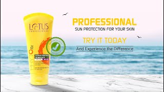 Lotus Professional PHYTORx UltraProtect Sunblock SPF 70 [upl. by Coates]