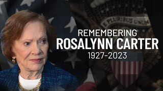 REMEMBERING ROSALYNN Rosalynn Carter funeral service for friends and family in Plains  Watch Live [upl. by Thamora]