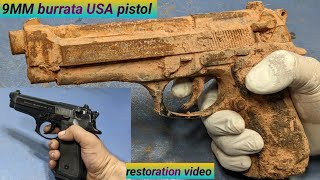 9MM Baretha USA pistol Restoration Gun restoration [upl. by Ardolino]