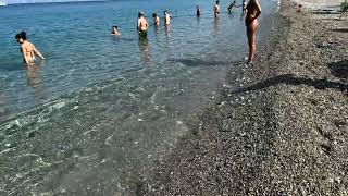 Italian Beaches Palmi Calabria 4K August 2024 [upl. by Aerdnaz194]