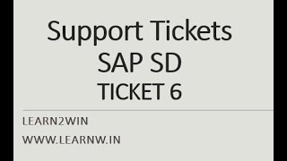 Support Tickets SAP SD  Field selection for movement type 601  act differs for customer movement [upl. by Jacey]