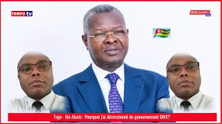 Togo  Me Alexis Pourquoi jai démissionné du gouvernement DMK [upl. by Ennylyak525]