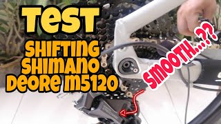 Review Shimano Deore M5120  smooth gak [upl. by Giana54]