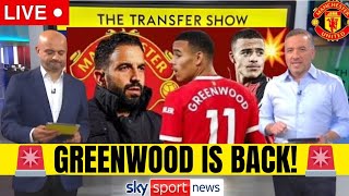 🚨GREENWOOD IS BACK‼️ RUBEN AMORIM WELCOMES MASON GREENWOOD TO MANCHESTER UNITED💥  MAN UNITED NEWS [upl. by Jeremias]