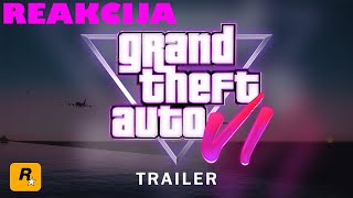 GTA 6 NAJAVA Reakcija na trailer gta6 [upl. by Narat859]