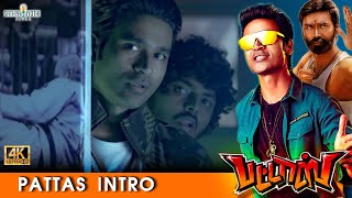 Pattas  Pattas Intro scene  Dhanush Sneha  VivekMervin  R S Durai Senthilkumar  4K [upl. by Struve]