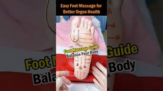 Easy Foot Massage for Better Organ Health [upl. by Saffier684]