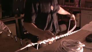 Michael Dectis Shows Us How to Start Weaving A Hammock Bed [upl. by Padraic62]