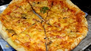 Простая пицца с курицей и грибами [upl. by Silletram360]