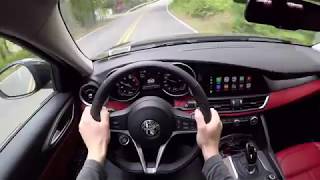 Alfa Romeo Giulia Sport Virtual Test Drive POV Video [upl. by Harihs]