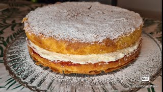 Victoria Sponge Cake Recipe [upl. by Ahsinom]