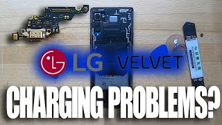 LG Velvet 5G Charging Port and Glass Repair [upl. by Marchal]