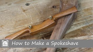 How to Make a Wooden Spokeshave Part 2  Hand Tool Woodworking [upl. by Dnalloh272]