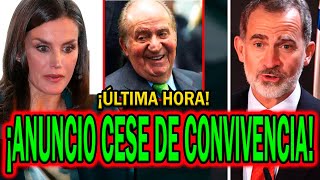 🔴ANUNCIO CESE DE CONVIVENCIA de Letizia Ortiz y Felipe VI tras INFIDELIDAD según Jaime del Burgo [upl. by Ellebasi128]