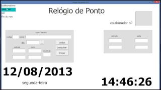 programa gratis excel  relogio de ponto v10 parte 1 [upl. by Eiboj]