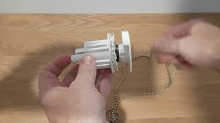 How to replace a chain in a roller blind [upl. by Enivid]