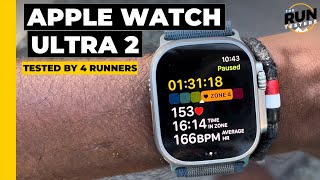 Apple Watch Ultra 2 Review From 4 Runners New Apple Watch Ultra put to the run test [upl. by Kernan]