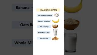 🔥3500 Calories Bulking Diet Plan For Fast Weight Gain Non Veg shorts weightgaindiet bulking [upl. by Corabel]