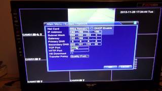 Network Setup on the DVR [upl. by Reidar232]