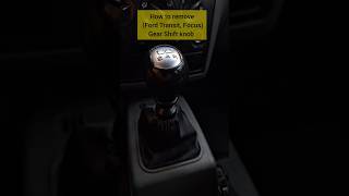 How to remove Ford Gear Shift Knob gearknob [upl. by Canning]