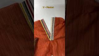 How to stitch V Placket design for dress  91 9345978219 fashiondesigning fashiondesigningclass [upl. by Sahpec323]