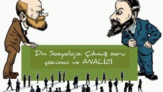 1Din Sosyolojisi Çikmiş soru çözümü ve ANALİZİ genel tekrar DKAB DHBT İHL MBST [upl. by Tierell995]