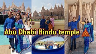 Abu Dhabi Hindu temple 🛕 First Day Darshan🙏🏻 NarendraModi abudhabimandir indianwomendubai [upl. by Arvin]