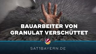 Bauarbeiter verschüttet Rettung nach zwei Stunden [upl. by Hsirrap]