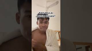 BALI MULAI MUSIM HUJAN  bali rainseason hujan room cleaning kost [upl. by Hurd969]