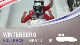 Winterberg  2Man Bobsleigh Heat 4 World Championships 2015  FIBT Official [upl. by Leumek]