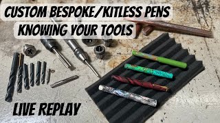 CustomKitless Bespoke Pens  Knowing your Tools  Live Demo Replay [upl. by Savadove829]