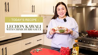 MARJORIES KITCHEN LECHON KAWALI WITH CHIMICHURRI SAUCE  Marjorie Barretto [upl. by Eila]