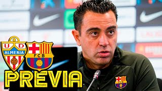 RUEDA PRENSA XAVI ALMERIA CF v FC BARCELONA [upl. by Nnaeoj]