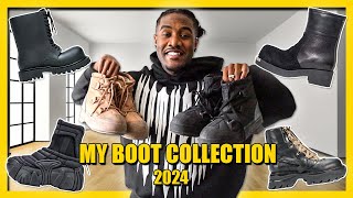 My ENTIRE Boot Collection 2024  Mens Fashion amp Streetwear [upl. by Saihtam809]