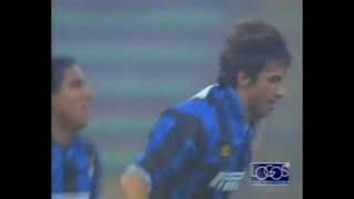 InterMilan 11 199596 con gol Paganin e Savicevic  29 ottobre 1995 [upl. by Si863]