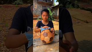 I am making a nice football for my grandma 😭😍 shorts shortsfeed [upl. by Joao]