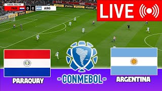 🔴LIVE  Paraguay vs Argentina I Conmebol World Cup Match Full Live I eFOOTBALL PES 21 GAMEPLAY [upl. by Eisen]