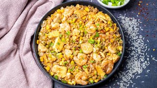 Chicken Shrimp Fried Rice [upl. by Tuck]