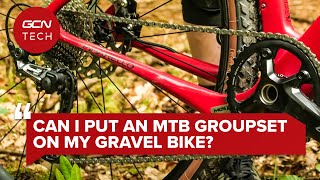 Can You Use A Mountain Bike Groupset On A Gravel Bike  GCN Tech Clinic [upl. by Devonna]