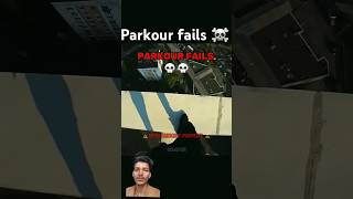 Parkour Fails 💀shortvideo shorts [upl. by Idnic]