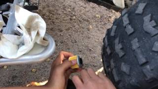 how to change oil on a TRX450 20062014 [upl. by Aikan]