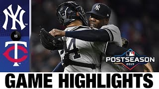 New York Yankees complete sweep of Twins to advance to ALCS  YankeesTwins Game Highlights [upl. by Else757]