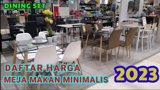 REVIEW HARGA MEJA MAKAN MINIMALIS TERBARU 2023  Mei 2023 [upl. by Ikaz119]