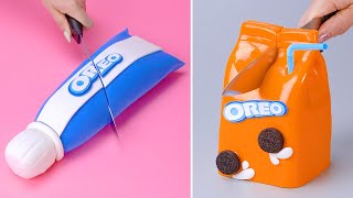 Top OREO amp KITKAT Chocolate Cake Decorating Tutorials  Most Amazing Fondant Cake Ideas [upl. by Dacie]