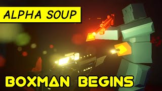 Boxman Begins gameplay Kill the King amp Pass the Bullet  PC alpha game demo v10 [upl. by Xuaeb]