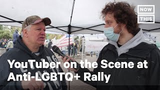 YouTuber Interviews Attendees at AntiLGBTQ Rally in Oregon [upl. by Forrester225]