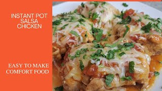 Instant Pot Salsa Chicken instant chicken [upl. by Atinrahs]