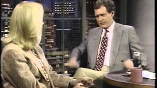 Cybill Shepherd on David Letterman 1992  Listen to the Moonlighting podcast here playpodcastmtp [upl. by Oflodor202]